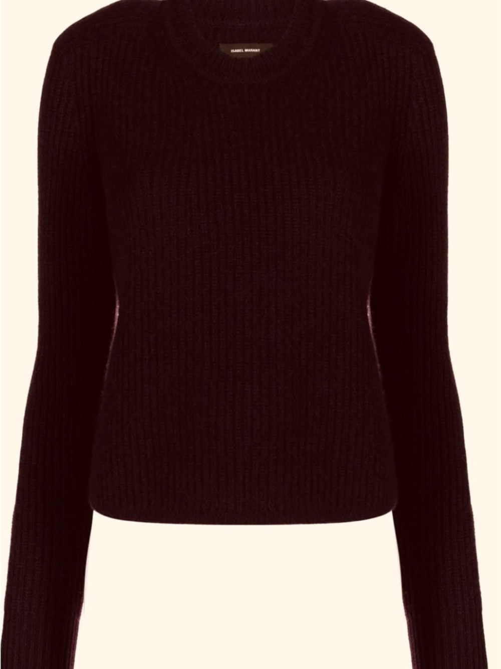 Isabel Marant Crewneck Sweater in Deep Plum size EU 38/ US 6